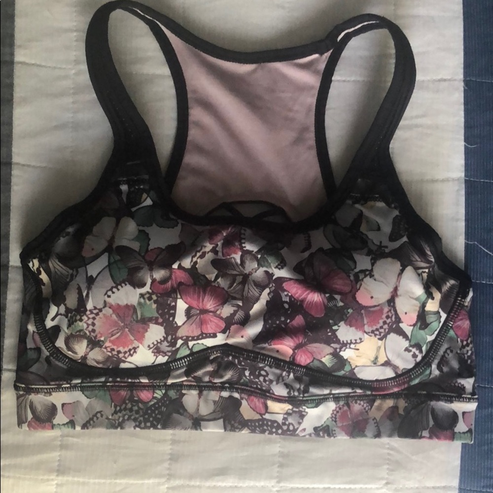 Multicolored sports bra
